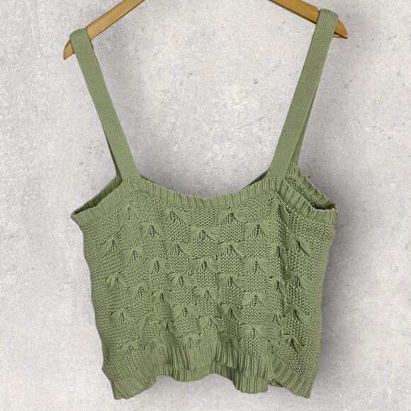 ASTR The Label Sweater Tank Pale Green Women's Size XL Knit Style AT16542 Top - Picture 11 of 11